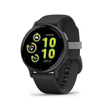  Wearable4U Garmin Forerunner 55 GPS Running 42 mm Watch with  Daily Suggested Workouts, Black Black Earbuds Power Bundle : Electronics