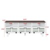 TiramisuBest FashionTV stand,TV Cabinet,entertainment center TV station,TV console,console with LED light belt, light belt can be remote - 4 of 4