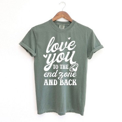 Simply Sage Market Women's To The End Zone and Back Garment Dyed Tee