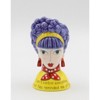 Kevins Gift Shoppe Ceramic Purple Hair Dollymama Retro Fun Vase and Makeup Brush Holder - image 2 of 3