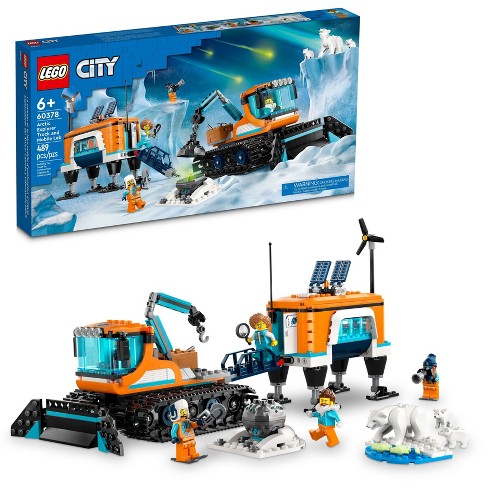 Lego City Arctic Explorer Truck And Mobile Lab Building Toy Set