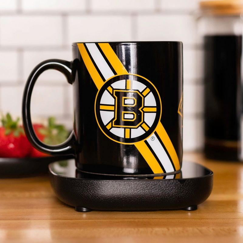Uncanny Brands NHL Boston Bruins Logo Mug Warmer Set, 4 of 6