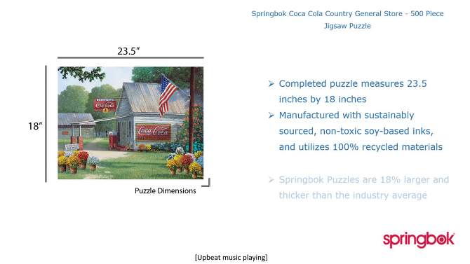 Springbok Coca-Cola Country General Store Puzzle 500pc, 2 of 6, play video