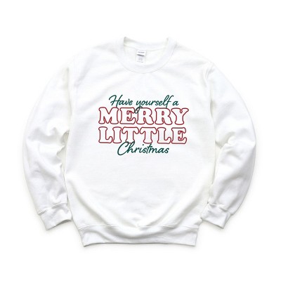 Simply Sage Market Women's Graphic Sweatshirt Merry Little Christms