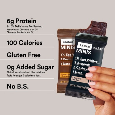 RXBAR Minis Chocolate Sea Salt & Peanut Butter Chocolate Protein - 14.6oz/16ct