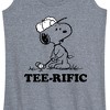 Women's - Peanuts - Teerific Snoopy Graphic Racerback Tank - 2 of 4