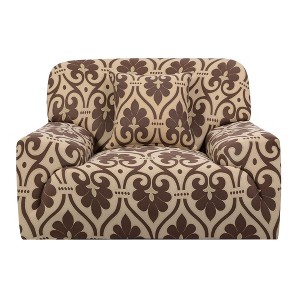 PiccoCasa US Ship Stretch Chair Sofa Covers 1 2 3 4 Seater Couch Cover Slipcover - 1 of 3