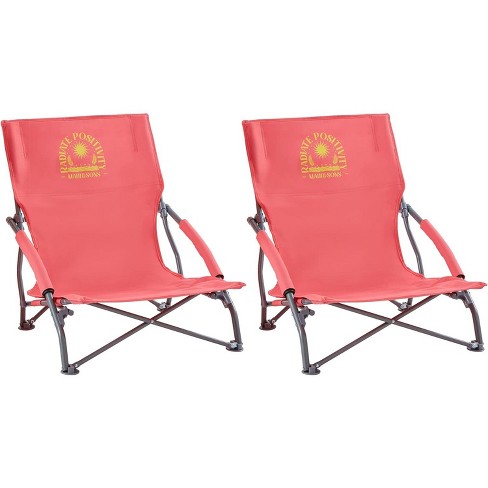 Sling back best sale beach chairs