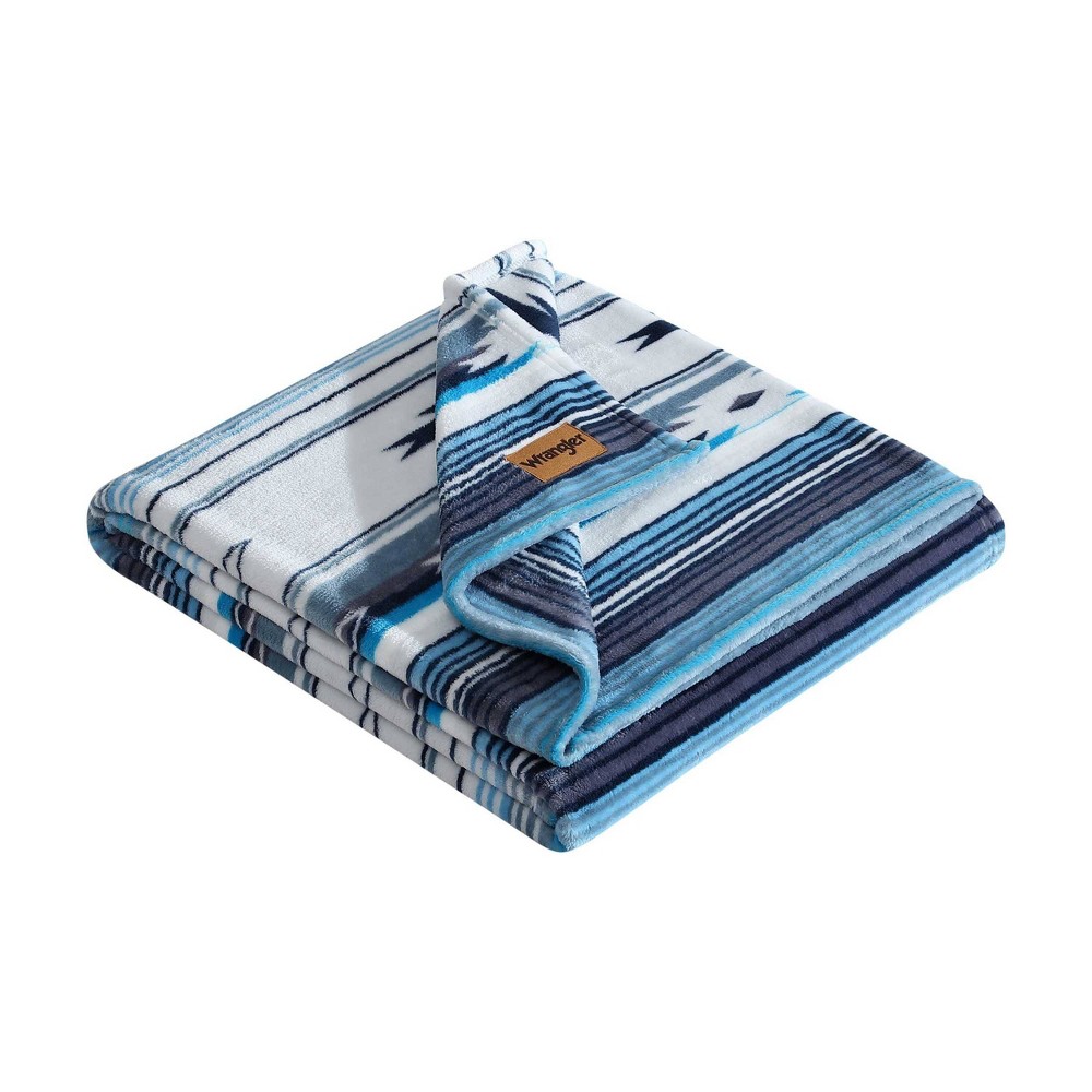 Photos - Duvet Wrangler 50"x70" Coyote Sands Throw Blanket Blue 