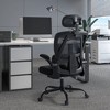 LACOO Ergonomic Office Chair with Adjustable Headrest and Flip-Up Arms - 2 of 4