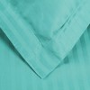 Premium 600-Thread Count Cotton Stripe Duvet Cover and Pillow Sham Set by Blue Nile Mills - 3 of 4