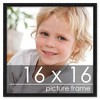 PosterPalooza | Square Modernist Black Picture Frame - UV Acrylic, Foam Board Backing, Hanging Hardware - 2 of 4