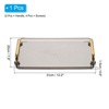 Unique Bargains Modern Rectangular Decorative Elegant Serving Tray with Handle - 2 of 4