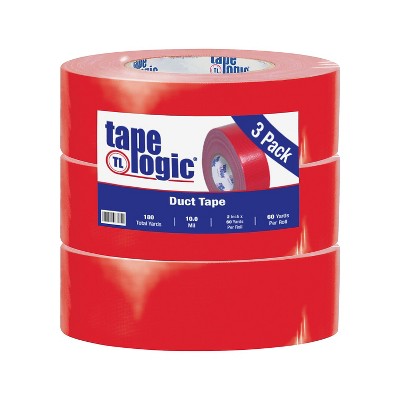 SI Products Colored Duct Tape Red 2" x 60 yards 3/Pack T987100R3PK