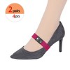 INSPIRE CHIC Women's Detachable Shoe Strap Belt Band Elastic Shoe Ankle Straps for Heels 2 Pairs - 4 of 4