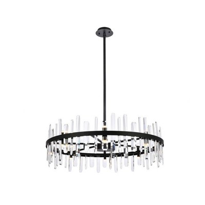 Elegant Lighting Serena 16 - Light Chandelier in  Black