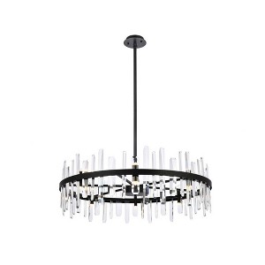 Elegant Lighting Serena 16 - Light Chandelier in  Black - 1 of 4