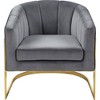 Meridian Furniture,Carter Velvet Accent Chair - 3 of 4