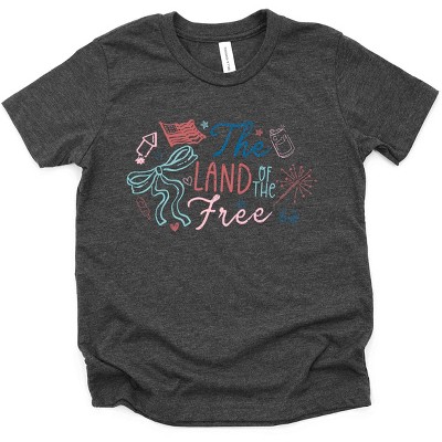 The Juniper Shop The Land Of The Free Coquette Youth Short Sleeve Tee