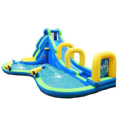 Tangkula Kids Inflatable Water Park Bounce House with/without Blower