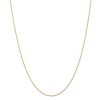 Black Bow Jewelry 1.15mm, 14k Yellow Gold, Cable Rope Chain Necklace - image 3 of 4