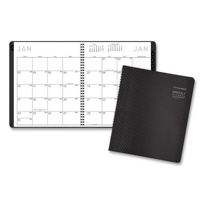 Contemporary Monthly Planner, Premium Paper, 11 x 9, Graphite Cover, 12-Month (Jan to Dec): 2025