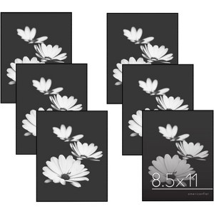 Americanflat Front Loading Picture Frame with shatter-resistant glass - Available in a variety of sizes - 1 of 4