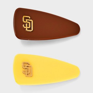 Bijoux Sport by Luv Aj MLB Logo Hair Clips 2pc - 1 of 3