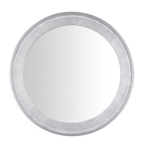 Erdem Round LED Mirror - 30" x 30" - LMR1014 - Safavieh - 1 of 4
