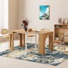 Machine Washable Area Rugs 5×7 Modern Abstract Indoor Carpet, Soft Low Pile Accent Rug with Non-slip Backing, Stain Resistant Contemporary Carpet for - 2 of 4