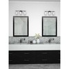 Progress Lighting Replay Collection 3-Light Bath Vanity in Textured Black, Porcelain Material, Up/Down Mounting, Shade Included - 3 of 4