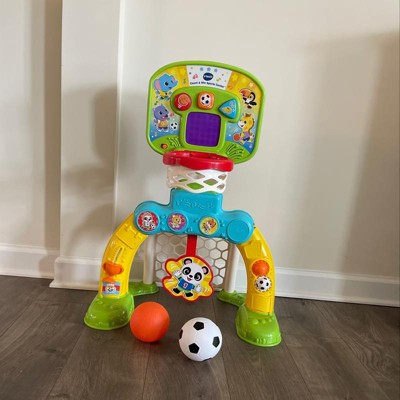 VTech KidiSports Basketball – Interaktiver Basketballkorb inkl. Ball für  das Kinderzimmer mit Bewegungssensor und Punktezähler – Für Kinder von 3-8  Jahren[Exklusiv bei ]: : Spielzeug