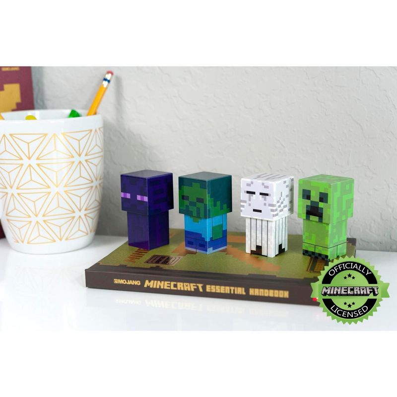 Ukonic Minecraft Mini Mob 4-Piece Figure Mood Light Set | Battery Operated, 5 of 7