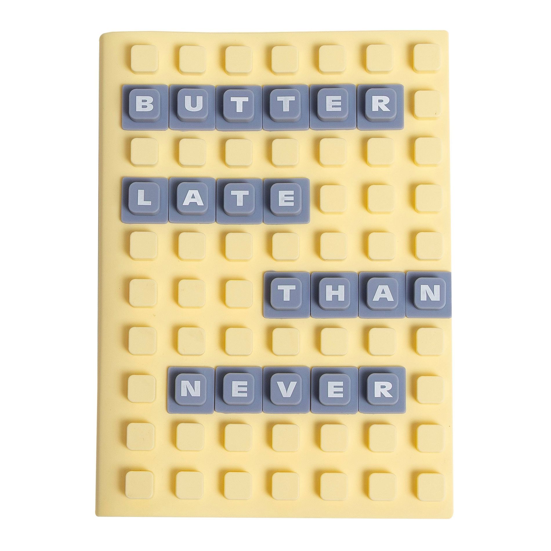 Pearhead 5"x7" College Rule Letterboard Journal Butter Yellow 200 Pages