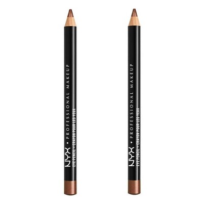 NYX Slim Eye Pencil - 907 - Cafe (PACK OF 2) | Creamy Eyeliner