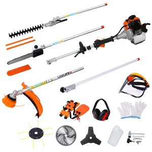 Multi-Functional Grass Trimmer Kit String Trimmer Brush Cutter For Home Garden Yard Care Trimming Tool 52CC 2-Cycle Tool System - 1 of 4