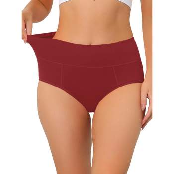 Allegra K Women's High Waist Tummy Control Color-block Available In Plus  Size Brief : Target