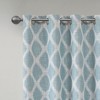 PAGED Printed Ikat Blackout Curtains for Bedroom,Window Curtain Panel with Grommet Top,Curtains for Living Room,Machine Washable - 3 of 4