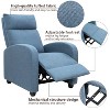 LACOO Linen Leather Recliner Chair Padded Club Chair for Home Theater - 4 of 4