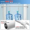 LunaLulinlk Shower Curtain Rod, Adjustable Shower Curtain Rods 29-64 Inches, Heavy Duty White Shower Rods for Bathroom - 2 of 4
