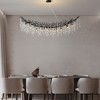 72"Modern Crystal Branch Chandelier, Dining Pendant Light - 4 of 4