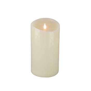 9" HGTV LED Real Motion Flameless Ivory Candle Warm White Lights - National Tree Company
