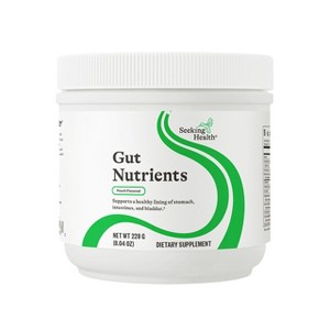 Seeking Health Gut Nutrients - Digestive Support for Gut Health Support - L-Glutamine Powder Supplement with Zinc L-Carnosine - 232 g(30 Servings) - 1 of 4