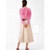 Women's Faux Leather Midi Skirt - Dixie - 3 of 3