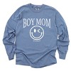 Simply Sage Market S.W.Smiley Boy Mom Outline Garment Dyed Long Sleeve - 2 of 4