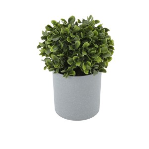 Unique Bargains Artificial Plants Plastic Green 3.54"x3.54"x5.91" 1 Pcs - 1 of 4