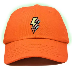 Dalix Lightning Embroidered Bolt Dad Hat Cotton Baseball Cap Adjustable Mens - 1 of 4