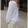 Women's Peter Pan Collar Top - MIOU MUSE S - 2 of 4