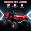 Ride On Truck Car for Kids, 2 Seater 24V  Licensed Mercedes Benz, Toddles Electric Car, Ride On Toy with Led Lights, USB&Music - 4 of 4
