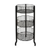 Azar Displays Three-Tiered Large Wire Bin - 2 of 4